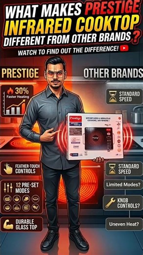 Prestige Infrared Cooktop vs Other Brands 🔥 Shocking Difference Revealed!