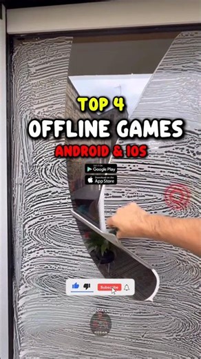 Top 4 best offline games for android & ios #offlinegames #androidgames #mobilegame #shorts