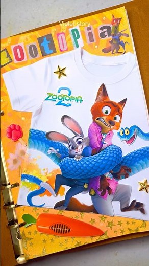 Scrapbooking | Zootopia 2 : T-shirt | Journaling