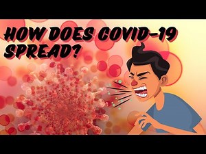 How does COVID-19 spread?