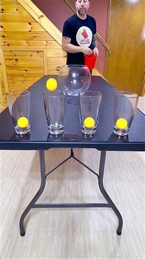 Super Satisfying Fishbowl Trick Shot #satisfying #trickshots #trickshot