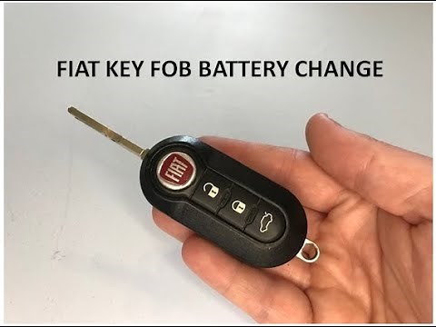 Fiat 500 Key Fob battery replacement