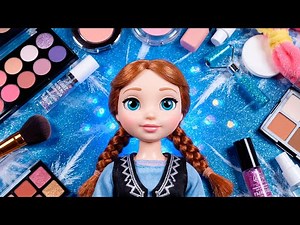 ASMR Glam Makeup for Disney Princess ANNA ❄👑💄 Relaxing Makeup Sounds