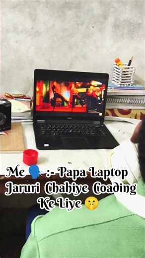 Papa Laptop Chahiye 😁 #shorts #coading #ytshorts #laptop