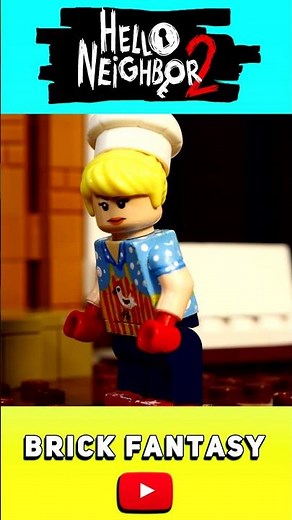 Жители города прикрывают Соседа - LEGO Hello Neighbor 2 #lego #анимация #мультик