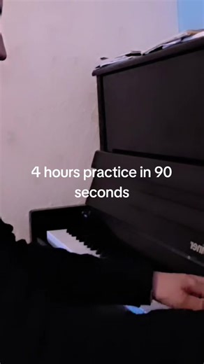 4 hours practice in 90 seconds # piano #klavier #pianovideo