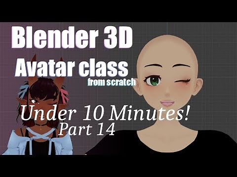 Overview: Blender in under 10 minutes How to face rig | VTuber VRchat .etc