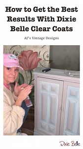 Not sure how to apply Dixie Belle Clear Coats? 🤔 Follow these tips to get a smooth, durable finish every time! ✨🎨 Find your local retailer on our website! 📸🎨: Ajs Vintage Designs #DixieBellePaint #BestPaintOnPlanetEarth #DIYpainting #DixieBellePaint #PaintedFurniture | Dixie Belle Paint Company