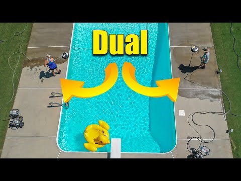 Pressure Washing Concrete Pool Deck