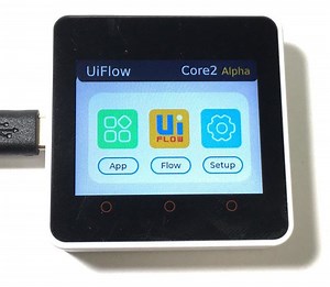 創って学ぼうプログラミング(43) M5Stack Core 2でUIFlowを使ってみよう