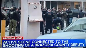 6.9K views · 91 reactions |  BREAKING!!! PRAYERS for K-9 Officer frantically rushed by helicopter to animal hospital after being shot during capture of deputy killer. Sources confirmed to ABC13 that 56-year-old suspect, Robert Lee Davis, has been shot and killed. Praying for K-9 officer’s law enforcement partner as well. This was tough to watch.  | ABC13-Samica Knight | Facebook