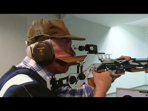 Luftgewehr aufgelegt