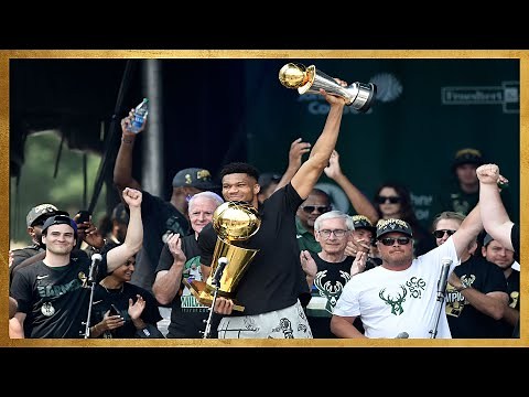 Best Moments from the Milwaukee Bucks 2021 NBA Championship Parade! 🏆