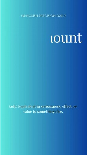 What Does Tantamount Mean? | Learn English