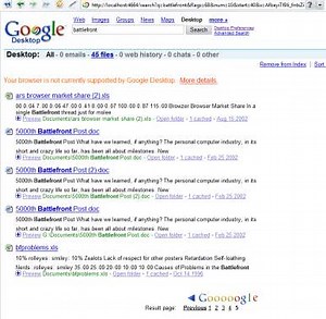 Google releases Desktop 5 beta