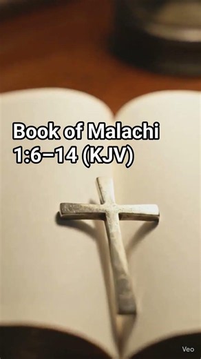 The Bible Comments Malachi 1:6-14