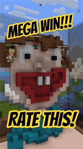 MEGA WIN IN BUILD BATTLE #shorts #minecraft #buildbattle