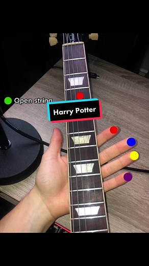Easy Harry Potter Guitar Tutorial with Open String | Learn to Play Like a Pro!
