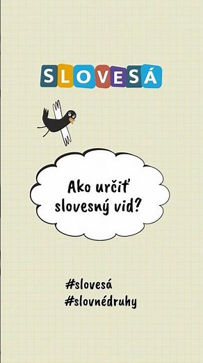 Slovesný vid #gramatika #slovesa #slovenskyjazyk #slovensko