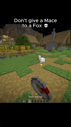 This is Why Foxes Shouldn't Have Maces💀 #minecraft