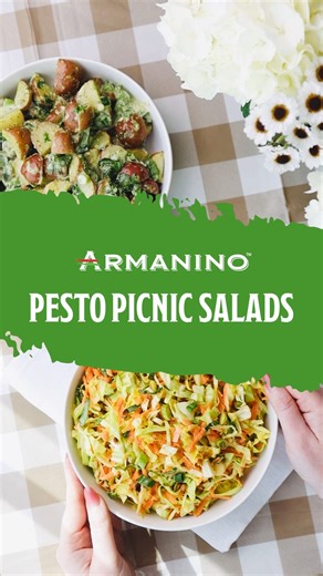 552 reactions · 24 shares | Summer is right around the corner which means it’s time to GRILL… When grilling, you need the perfect side salad. Try one of our Pesto Picnic Salads – give us a  if you would make the Potato Salad or a  for our Cole Slaw. Better yet – make them both!!  https://armaninofoods.com/recipes/ | Armanino Foods | Facebook