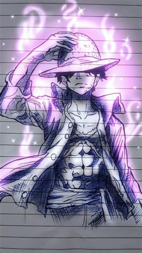 Monkey D. Luffy Drawing ❤️ | One Piece Fan Art #shorts #viral #anime