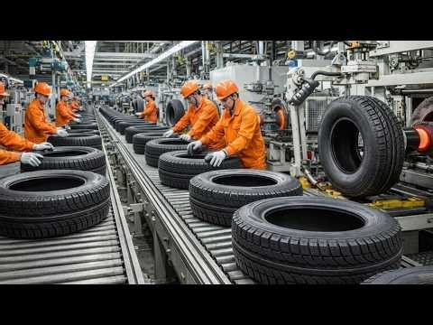 HOW TIRES ARE MADE | The INCREDIBLE PROCESS that TRANSFORMS RUBBER into TIRES