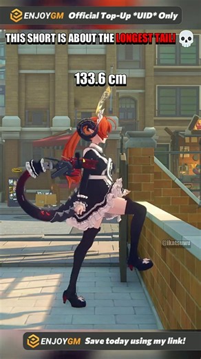 LONGEST TAIL IN ZZZ? 👀 (female) #zenlesszonezero #zzz #zzzero