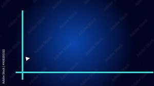 business graph showing growth, Graph animation on white background, growth, graph, analytics, 2d animation, cartoon