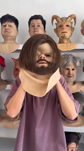 8.9K views · 55 reactions | siliconemask #siliconemask #halloweenmask #masks #realistic | Magicsiliconmask | Facebook