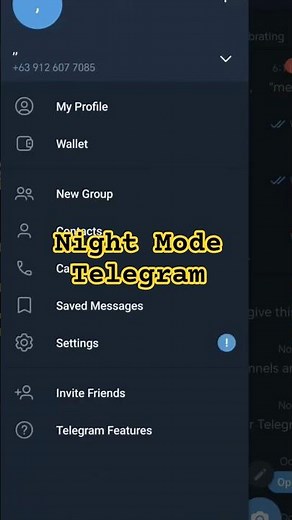 How to Night Mode on Telegram