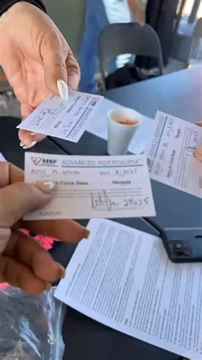 Passed the MSF Advanced Rider Course. When we say we ride together, we literally ride together… #motorcycle #lasvegas #biker #harleydavidson #motorcycles #lawyer | Full Throttle Law