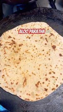Breakfast with aloo paratha easy nd quick recipe 😋