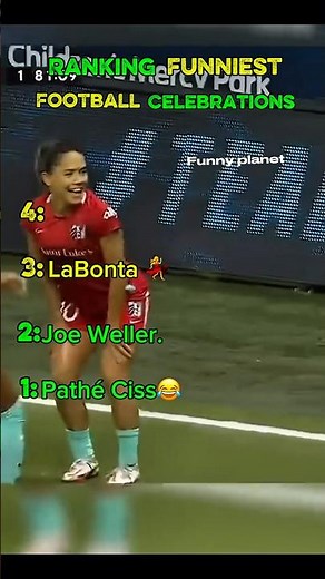 Ranking funniest football celebrations #football #funny