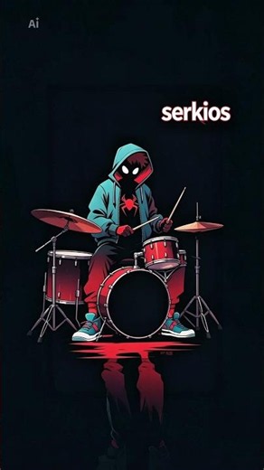 serkis drum school ⭐️ #drums #viral
