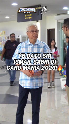 Kedatangan mantan Perdana Menteri Malaysia yang ke-9, YB Dato Sri Ismail Sabri di Card Mania 2026!! Terima Kasih kepada semua pengunjung yang hadir ke Card Mania 2026! Semoga kita bertemu lagi di TCGKL 2026! #HarimauMalaya #DemiMalaysia #SuaraPenyokong #CardMania2026 @TCGKLMY