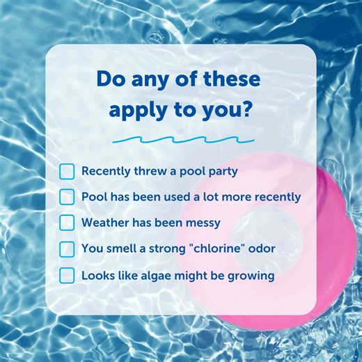 If any of these sound familiar, your pool needs a shock treatment. ⚡ From pool parties to potential algae blooms, staying on top of a weekly shock treatment routine during the height of summertime usage helps keep your pool clean, safe, and beautiful. To learn more about the 7 scenarios when you *must* shock your pool, visit: https://lesliespool.com/blog/how-to-shock-a-pool.html #Leslies #WeKnowPools | Leslie's