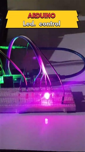 Control LEDs from Laptop using Arduino ⚡ #shorts #subscribe #like