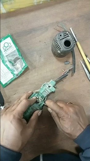 🙏@How to fitting Hikoki angle grinder carbon#automobile