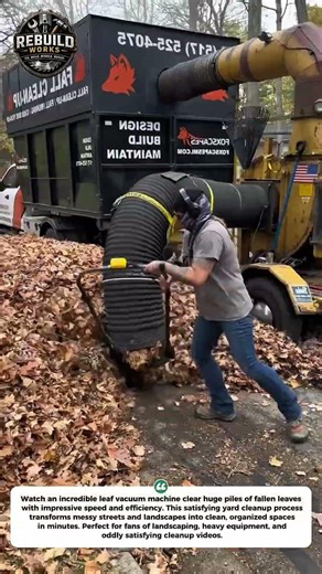 Massive Leaf Cleanup Machine
