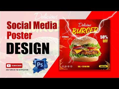 Social Media Post Design in Photoshop (2026) | Banner Design in Photoshop | Graphic Design Tutorials