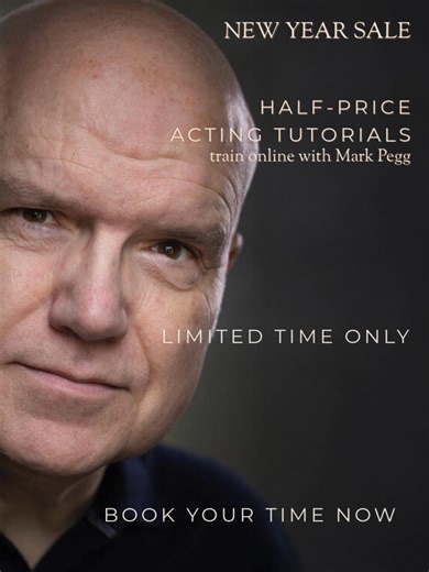 New year. New acting skills 🎭 Train online with Mark Pegg 🔥 Half-price tutorials 💷 Now just £19.99 📲 Watch anytime 👉 Start training today https://actingacademy.simplybook.it/v2/#book/provider/1