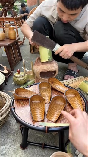 Listening to the rustling sound of bamboo threads rubbing against each other, anxiety naturally dissipates.#craft #chineseculture #handwoven #craftsmanship #legacy #handcarved #handmadecraft #ba~ #inheritance | Joshcarteart