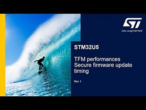 STM32U5 OLT - Security: TFM performance, Secure boot timing