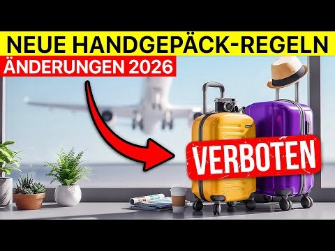 Handgepäck 2026: Diese neuen Regeln treffen fast alle Reisenden