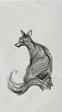 How to Create Stunning Fox Line Pen Drawings