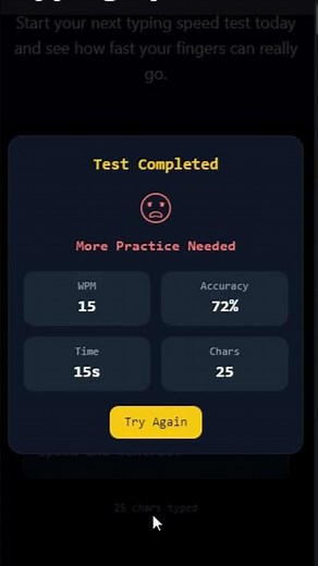 Typing Speed Test for Students & Professionals 🚀