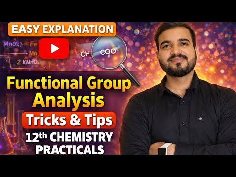Functional group analysis || class 12th practical tips and tricks #a2zpracticals