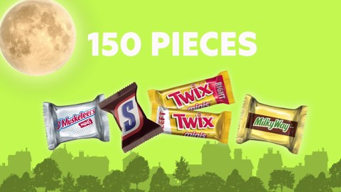 Mars Mixed Snickers, Twix, Milky Way & More Minis Halloween Chocolate Candy 150Ct Bulk Bag