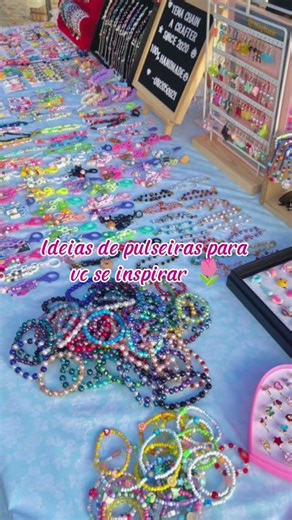 Ideias de pulseiras para vc se inspirar 🌷